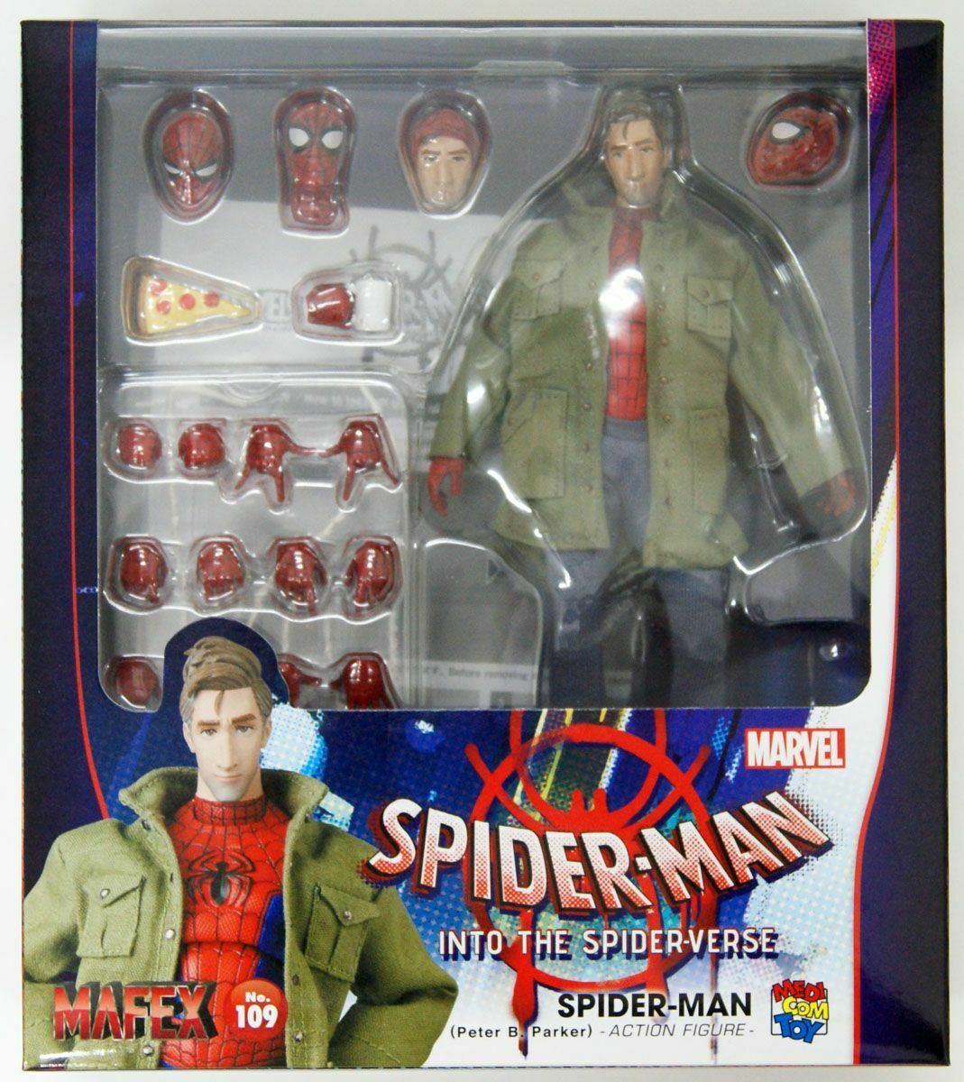 MAFEX No.109 SPIDER-MAN (Peter B Parker) SPIDER-MAN- INTO THE SPIDER ...