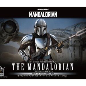 The Mandalorian Beskar Armor (Silver Coating Ver.) 1/12 Scale Model Kit BY BANDAI SPIRITS – BRAND STAR WARS